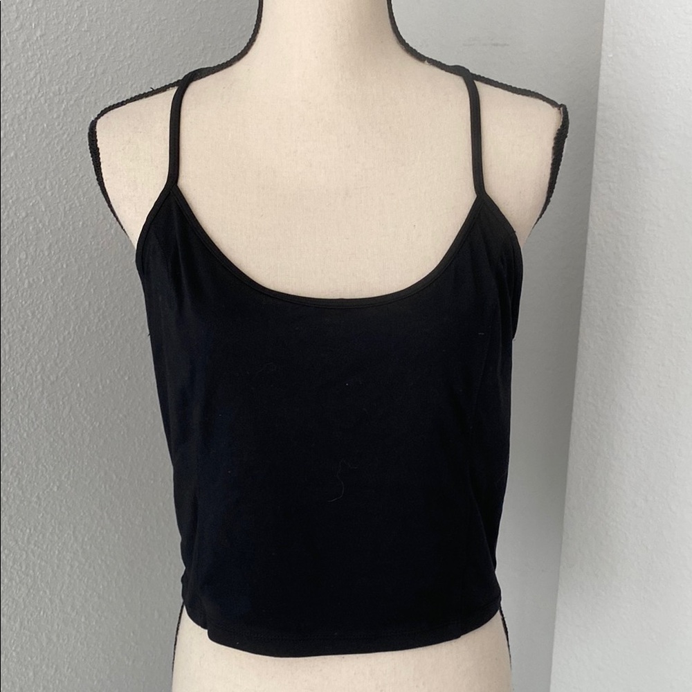 ❤️3x$20 Victoria’s Secret Black Spaghetti Strap Top